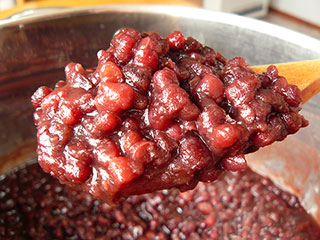 Tsubuan (anko sweet red bean paste)
