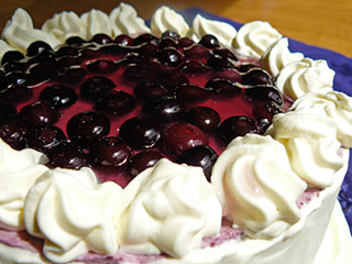 Blueberry Mousse Cake