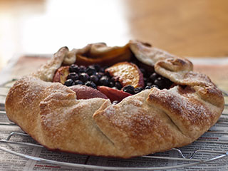 Peach Blueberry Galette