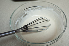 The mixed kintsuba batter