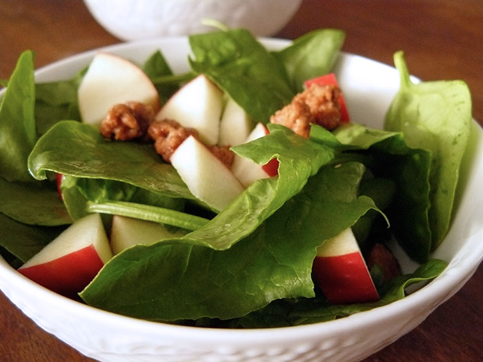 Spinach and Apple Salad