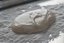 Mochi dough ready for shaping